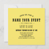 夕焼けの氷柱の枝 招待状 (裏面)