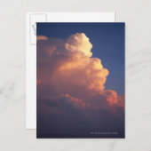 夕焼けの海の雲 ポストカード (正面/裏面)