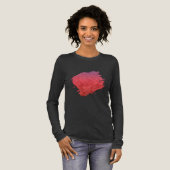 夕焼けの深紅の霞 トライブレンドTシャツ (正面全体)