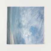 夕焼けの空とビーチの夏。コピー宇宙。M タペストリー (正面(横))