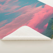 夕焼けの空 シェルパブランケット (3/4)