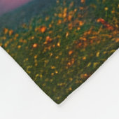 夕焼けの空 フリースブランケット (角)