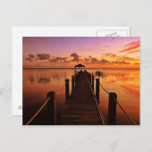 夕焼けの空 ポストカード (正面/裏面)