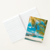 夕焼けの美しいヤシの木 ノートブック (内部)