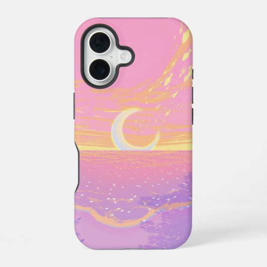 夕焼けの輝き  iPhone 16ケース (裏面)