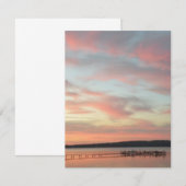 夕焼けの静けさ 出欠カード (正面/裏面)