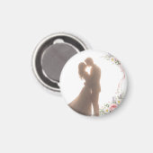 夕焼けの黄金の抱擁 - ロマンティック マグネット (正面/裏面)