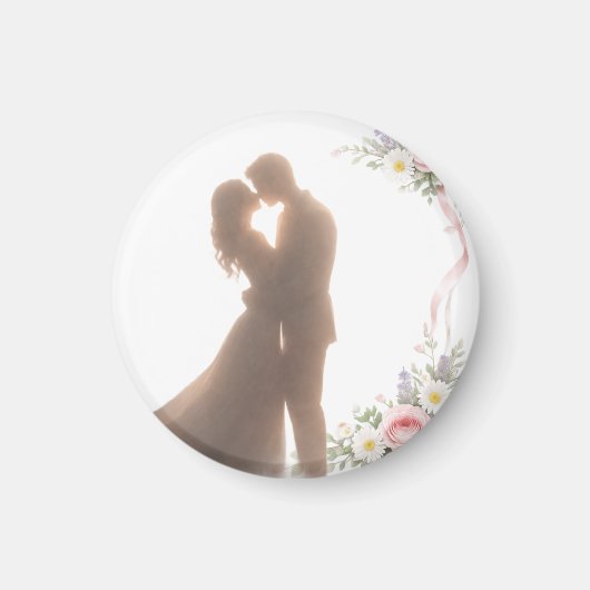 夕焼けの黄金の抱擁 - ロマンティック マグネット (正面)