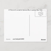 夕焼けはがき ポストカード (裏面)