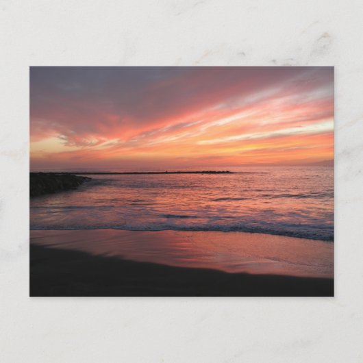 夕焼けはがき ポストカード (正面)