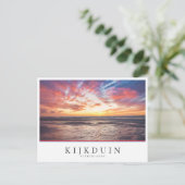 夕焼けはビーチと海 ポストカード (スタンド正面)