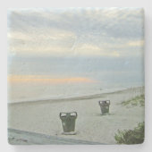 夕焼けを待つ ストーンコースター (正面)