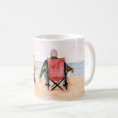 夕焼けを楽しむ コーヒーマグカップ (正面右)