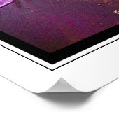 夕焼けを眺める ポスター (角)