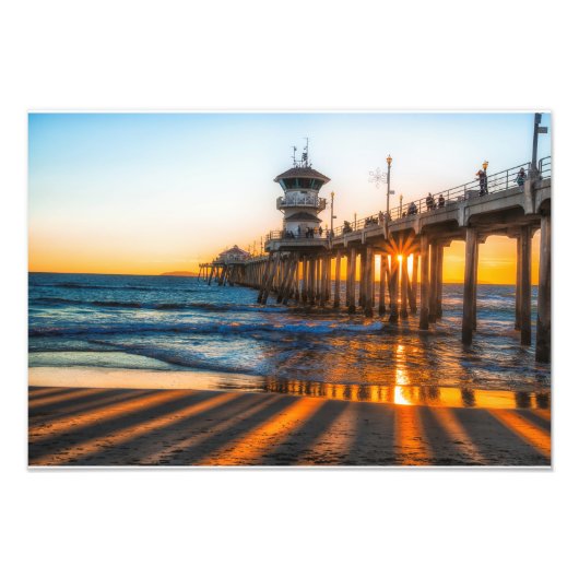 夕焼けを見る フォトプリント            (正面)