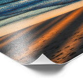 夕焼けを見る フォトプリント            (角)