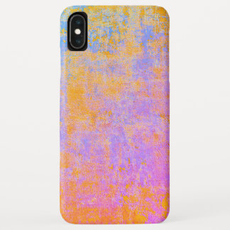 夕焼けカラーのペイントテクスチャー iPhone XS MAXケース