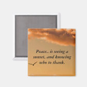 夕焼けマグネット マグネット (正面/裏面)