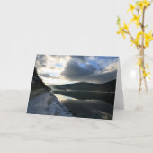 夕焼け反射 カード (黄色い花)