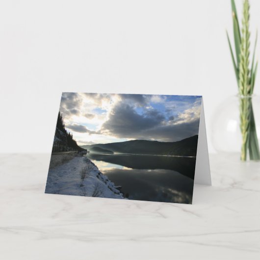 夕焼け反射 カード (正面)