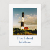 「夕焼け島ライトハウス」はがき ポストカード (正面)