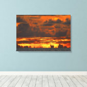 夕焼け幻影16x24 キャンバスプリント (インサイチュ (ウッドフロア))