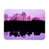 夕焼け時のフレジアン反射 マグネット (横)