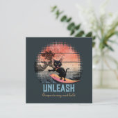 夕焼け波に乗る猫 シーズンカード (スタンド正面)