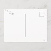 夕焼け波に乗る猫 シーズンポストカード (裏面)