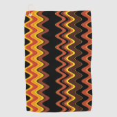 夕焼け波 ゴルフタオル (正面)