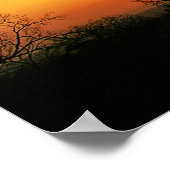 夕焼け浮雲ポスター ポスター (角)