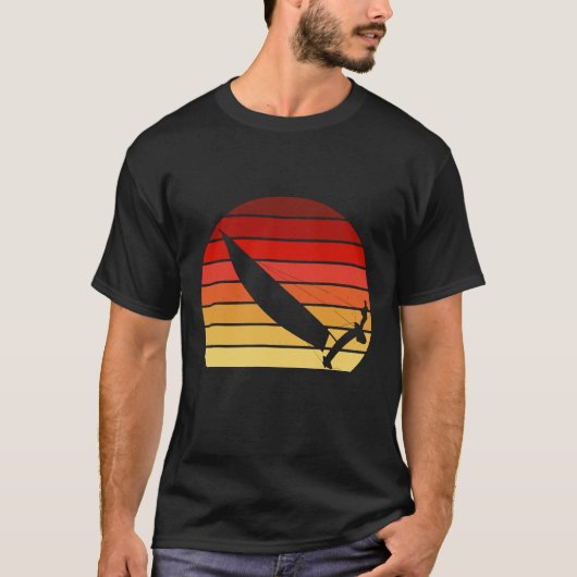 夕焼け猫セーリングヴィンテージ Tシャツ (正面)
