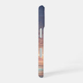 夕焼け空の光るクラゲ iPhone 16ケース (右側面)