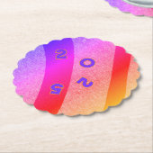 夕焼け紙コースター ペーパーコースター (アングル)