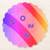 夕焼け紙コースター ペーパーコースター (正面)