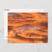 夕焼け雲はがき ポストカード (正面/裏面)