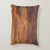 夕焼け雲I空カラフル撮影 アクセントクッション (裏面(縦))