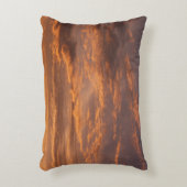 夕焼け雲I空カラフル撮影 アクセントクッション (正面(垂直))