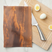 夕焼け雲I空カラフル撮影 キッチンタオル (四つ折り)