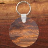 夕焼け雲I空カラフル撮影 キーホルダー (裏面)