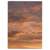 夕焼け雲I空カラフル撮影 クリップボード (裏面)