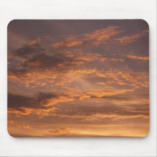 夕焼け雲I空カラフル撮影 マウスパッド