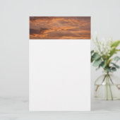 夕焼け雲I空カラフル撮影 便箋 (スタンド正面)