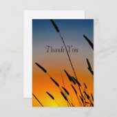 夕焼け サンキューカード (正面/裏面)