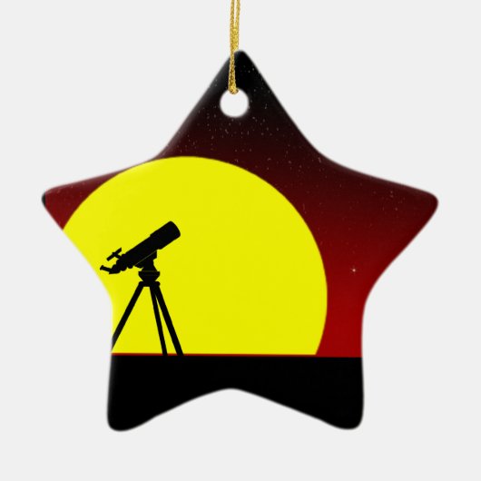 夕焼け セラミックオーナメント (正面)