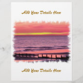 夕焼け チラシ (正面)