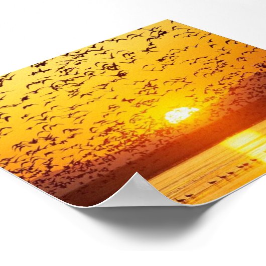 夕焼け ポスター (角)