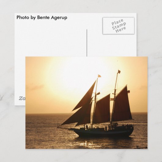 夕焼け ポストカード (正面/裏面)