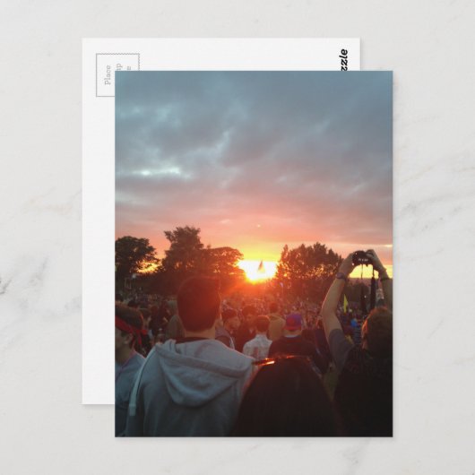 夕焼け ポストカード (正面/裏面)