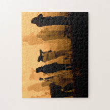 夕焼け – 夕暮れ時に鵞鳥を撮影